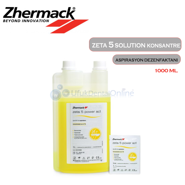 Zhermack Zeta 5 Power Konsantre | Aspirasyon Dezenfektanı