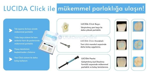 Lucida kompozit Parlatma keçe set 30 lu