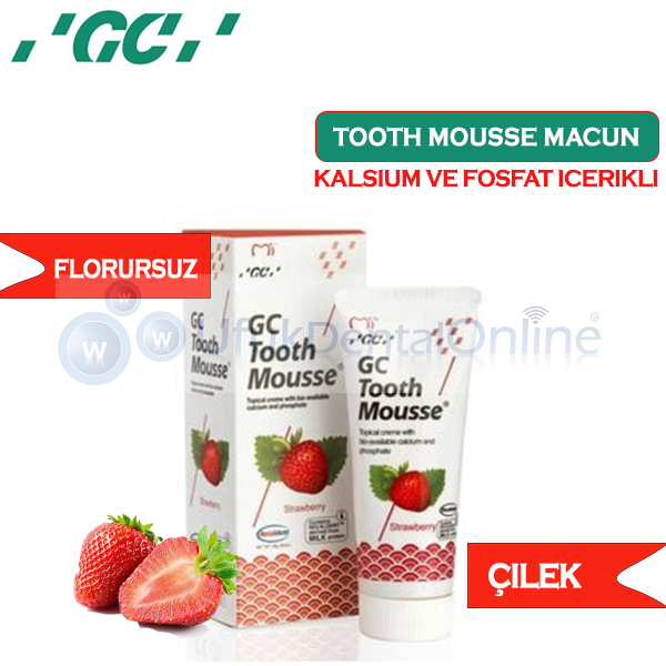 Tooth Mousse Topikal Krem | Çilekli