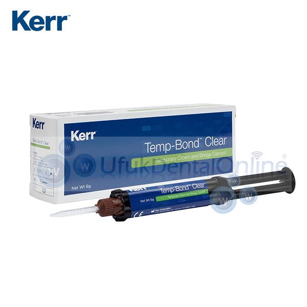 Kerr Temp Bond Clear | Ojenolsüz Şeffaf geçici yapıştırıcı | Kerr