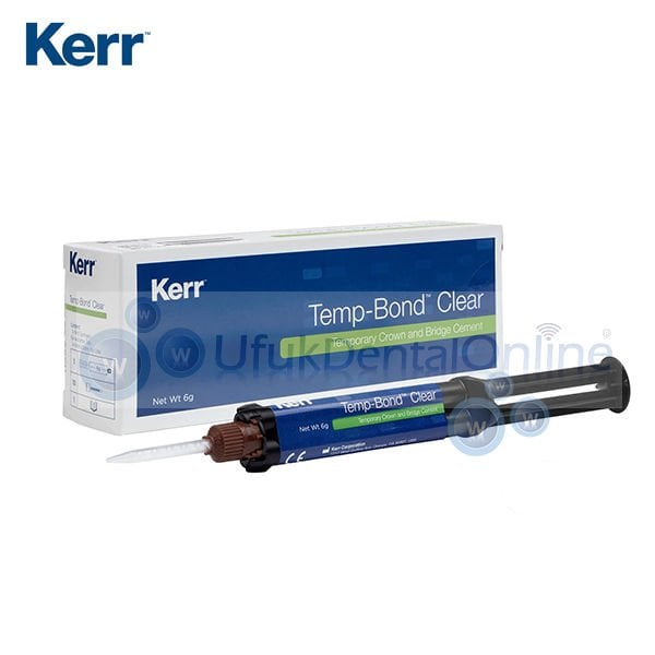 Kerr Temp Bond Clear | Ojenolsüz Şeffaf geçici yapıştırıcı